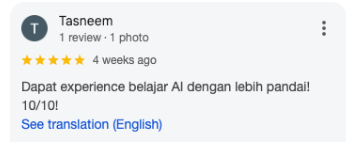 Testimoni peserta TTJ PRO 3